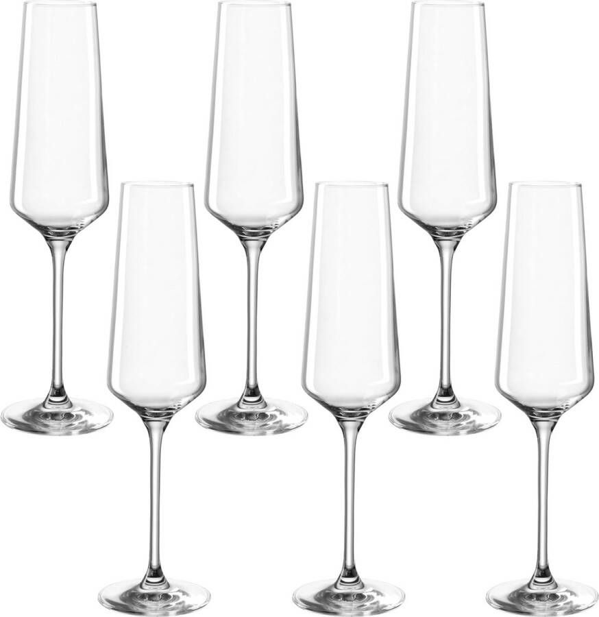 PUCCINI Champagneglas glas helder 6 stuks (1-pack) 6