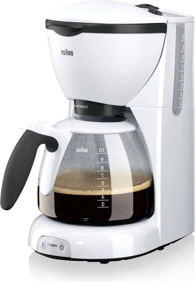 PurAroma KF 520 1 Koffiezetapparaat 10 Kopjes OptiBrew-Technologie Anti-Drup Systeem 1100W Wit