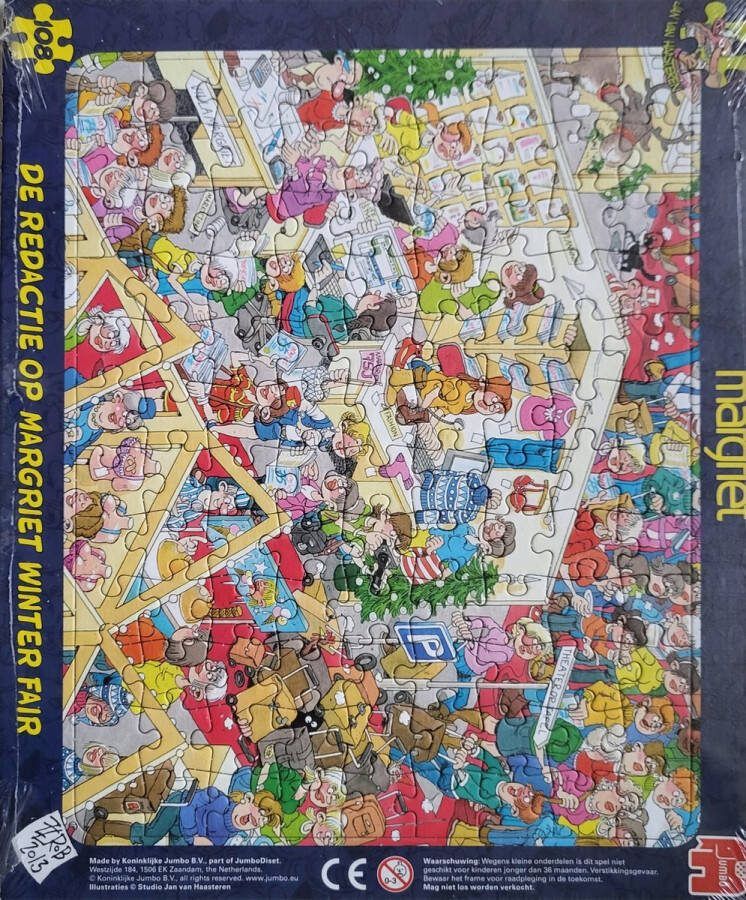 Puzzel Jan van Haasteren special edition (108 puzzelstukjes): De Redactie op de Margriet Winterfair