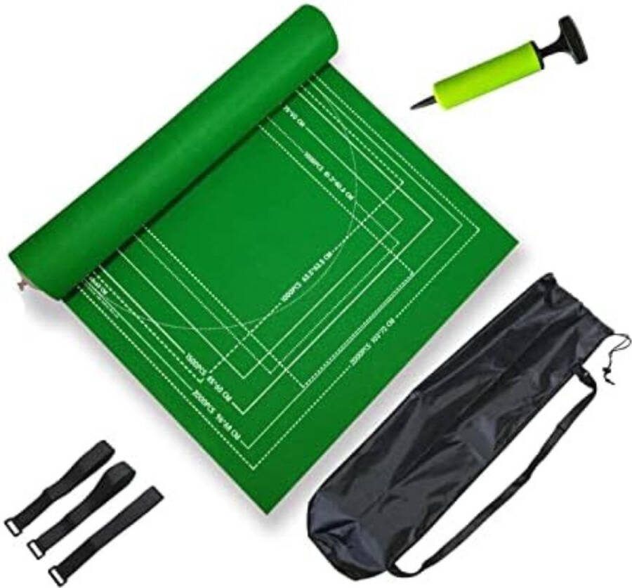 Puzzelmap 1000 1500 2000 stukjes 1 5 mm opblaasbare puzzelmat opblaasbare puzzelmat rollen met inflator tas riemen voor ronde puzzel vierkante en rechthoekige puzzel groen