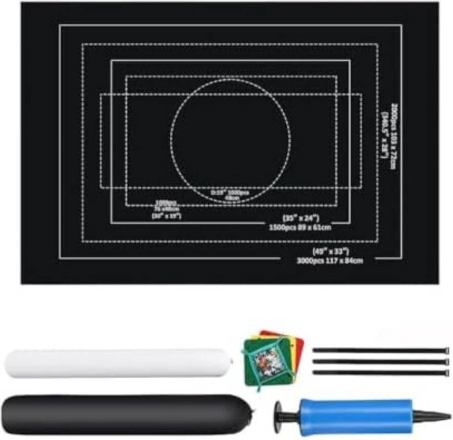 Puzzelmap 3000 stukjes vilten puzzelmat puzzel met accessoires