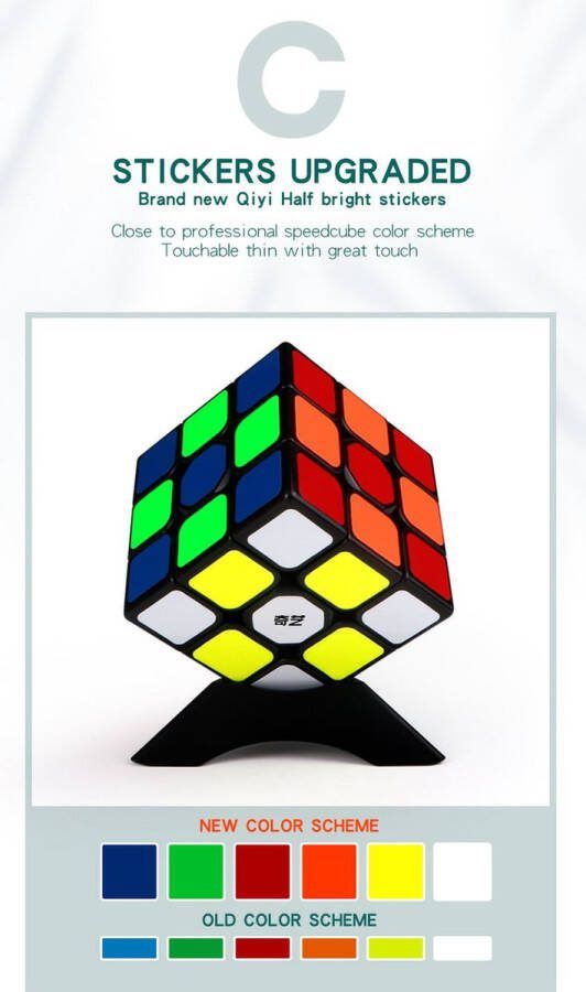 Qiyi Zeilen W 3X3X3 Speed Magic speed Cube rubiks kubus denkspel Educatief Speelgoed