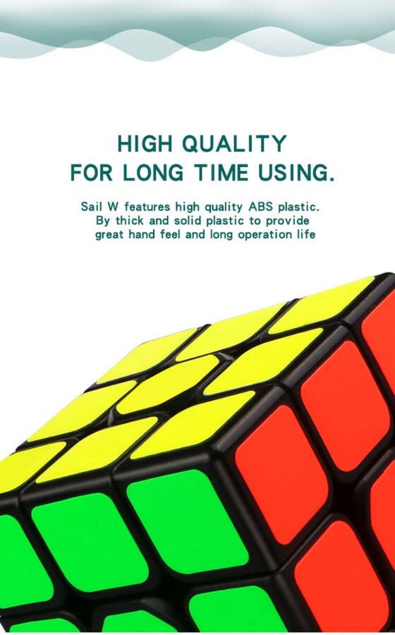 Qiyi Zeilen W 3X3X3 Speed Magic speed Cube rubiks kubus denkspel Educatief Speelgoed