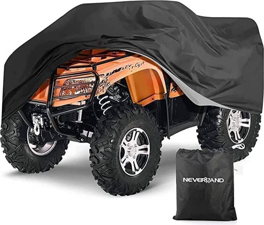 Quad Bike Cover Winterproof Waterdicht Stof Regen UV voor ATV Quad Scooter Quad Bike Grasmaaiers XL (210x120x115cm 82 68 * 47 24 * 45 28 IN)