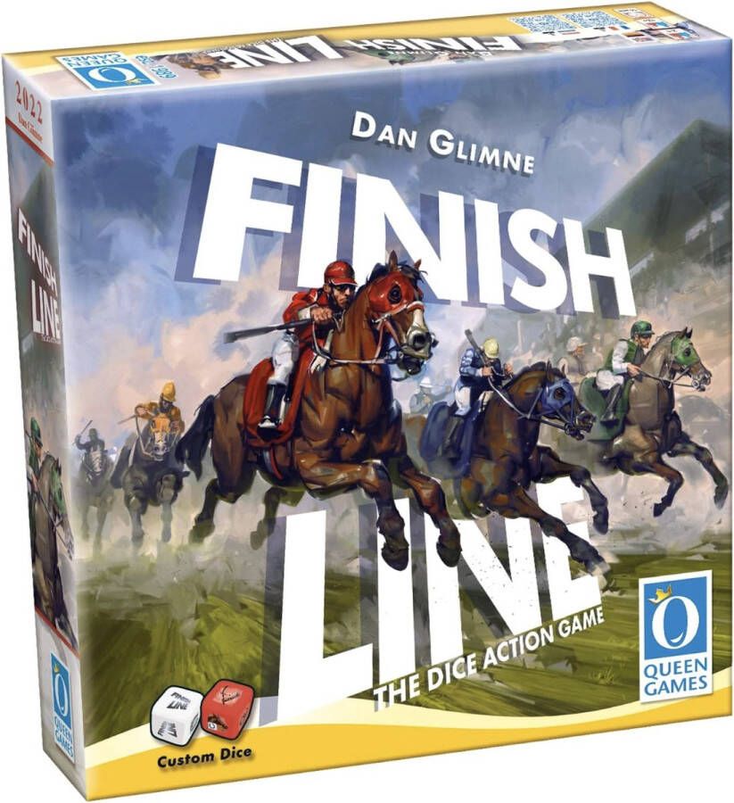 Queen Games Finish Line The Dice Action Game