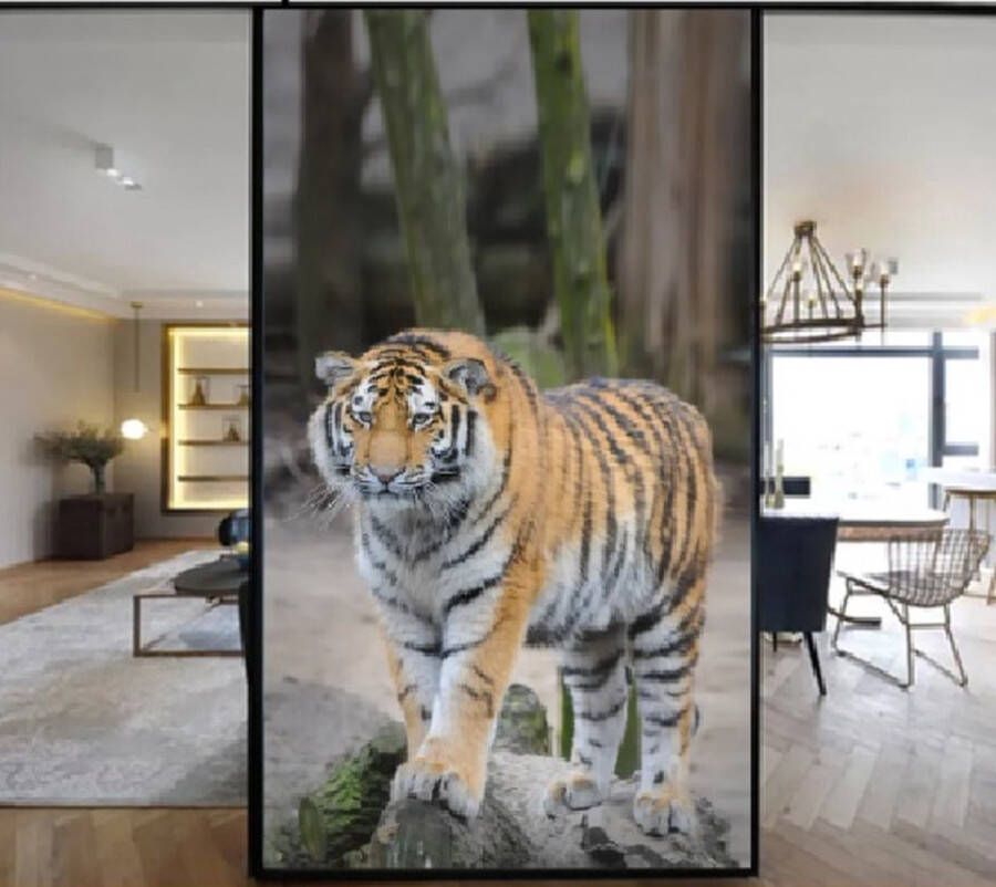 Raamfolie tijger 60 x 120 cm