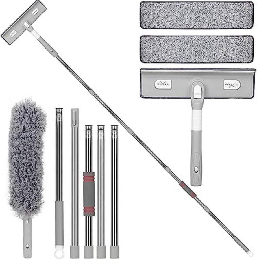 Raamwisser Met Telescoopsteel Ramenwassen Telescoopsteel Ramenwassen Raamwisser Met Steel