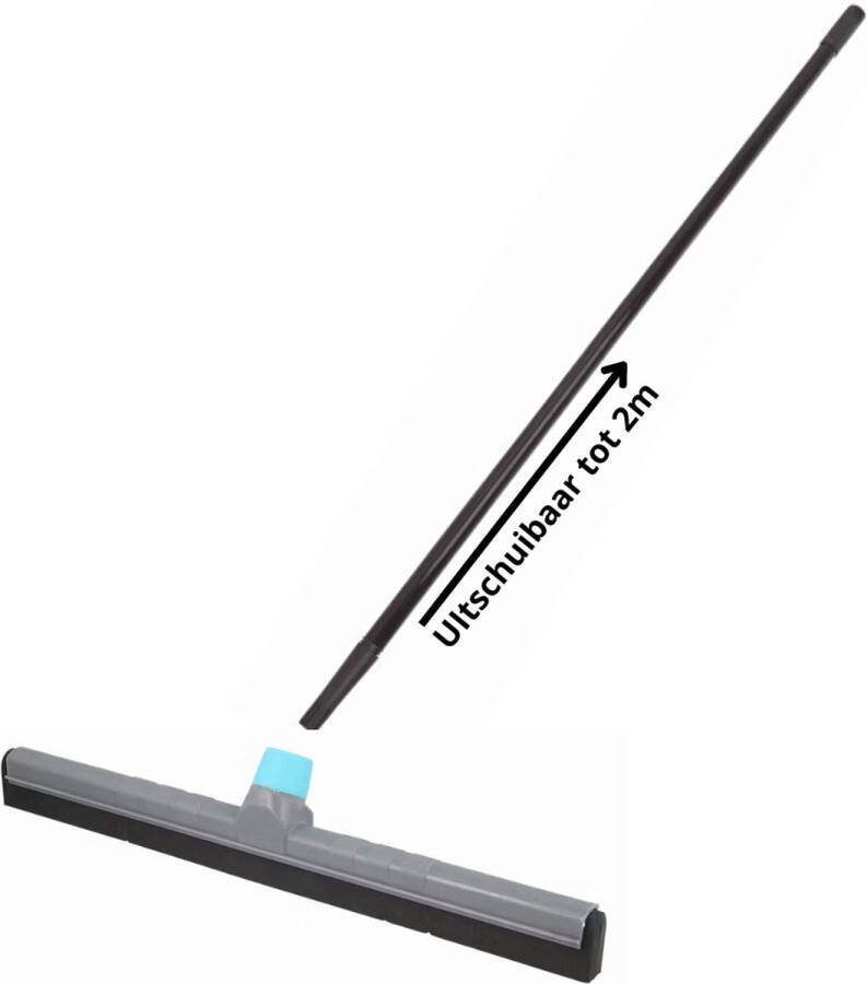 Raamwisser met telescoopsteel – Telescoopsteel ramenwassen – Ramenwasser telescopisch Ramenwasser met steel – Voor glashelder resultaat Uitschuifbaar tot 2m
