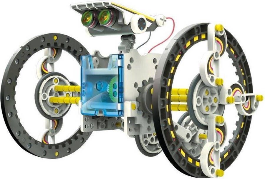 POWERplus Rabbit Educatief Solar Speelgoed Set | Experimenteerset 14 in 1 Constructie Set | maak 14 verschillende modellen op zonne-energie