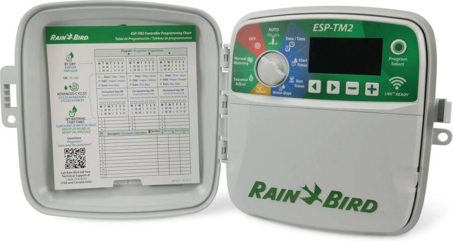 Rainbird ESP-TM2 beregeningscomputer 8 stations outdoor
