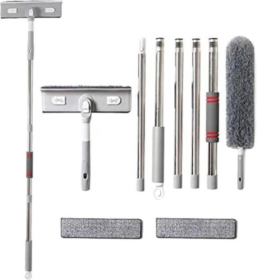 Ramenwisser met telescoopsteel Ramenwasser met steell Ramenwisser met telescoopsteel met waterdoorvoer