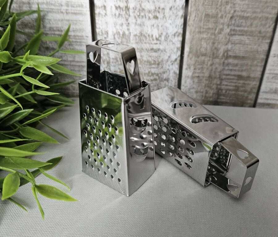 Ideas 4 Seasons Ideas4seasons Mini rasp voor amberblokjes geurblokjes zilver kleine rasp Raspen