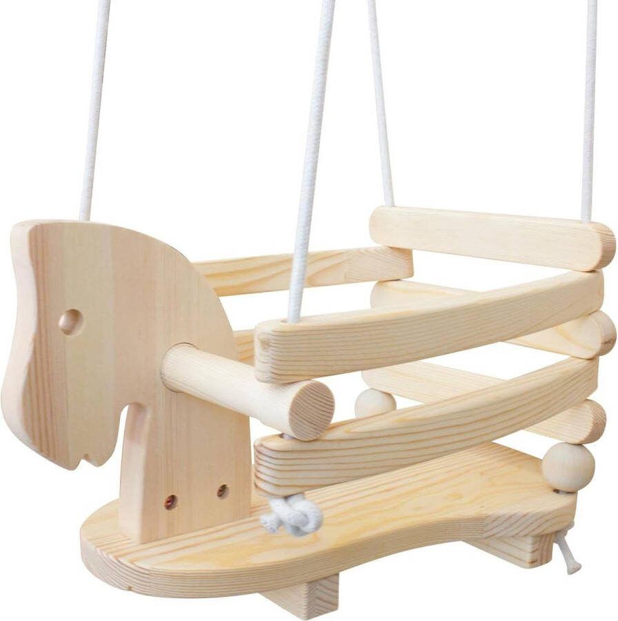 Rasterschommel van hout voor babypaard schommel 6557