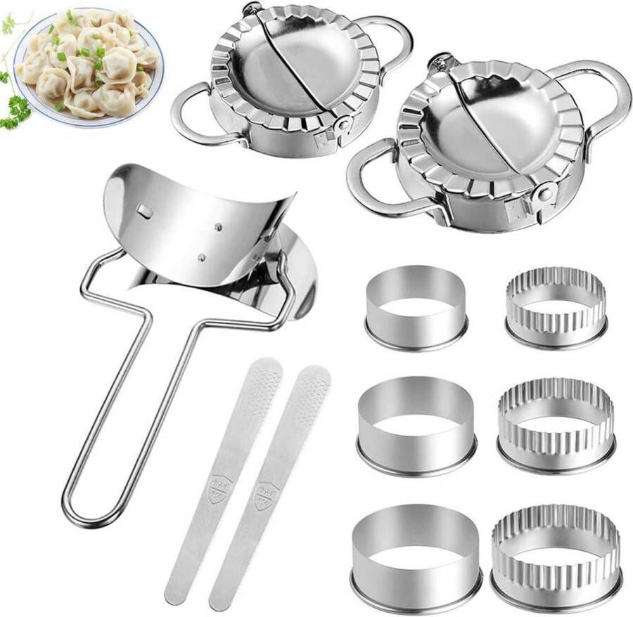 Ravioli Dumpling Maker Set van 11 stuks roestvrij staal ravioli maker ravioli maker roestvrij staal dumpling maker set van roestvrij staal dumpling cutter