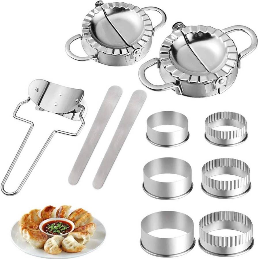 Ravioli Maker 11 stuks roestvrij staal dumplingmaker ravioli dumplingmaker roestvrij staal ravioli makerset