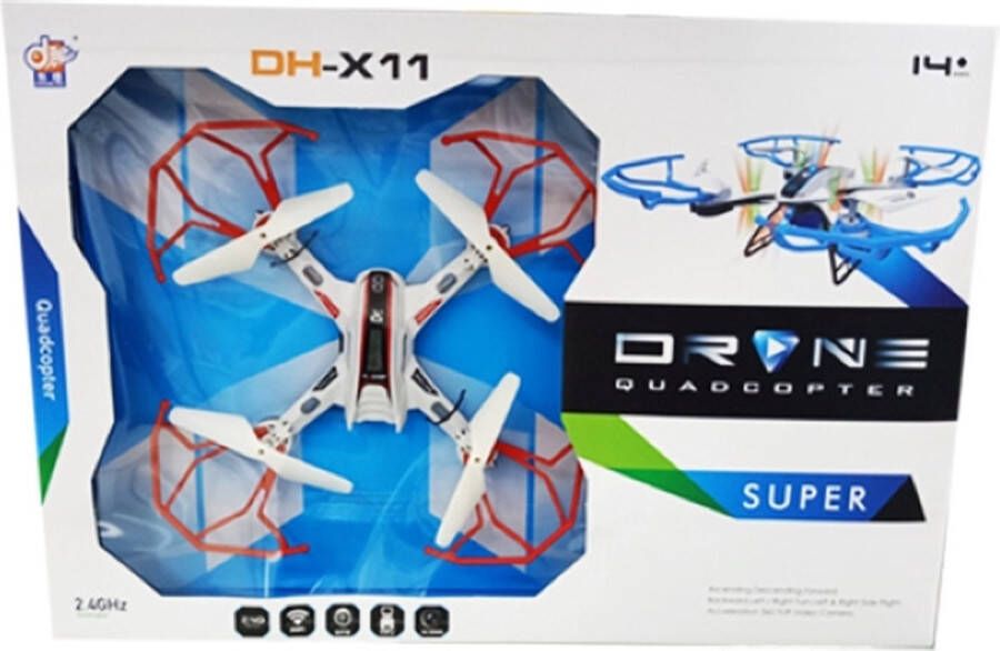 R C Drone 2.4G Four-Axis Aircraft + licht (met 300000 pixel wifi-camera)