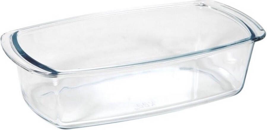 Rechthoekige cake bakvorm ovenschaal Glas 27 x 14 x 7 cm Bakvormen voor o.a. cakes en brownies