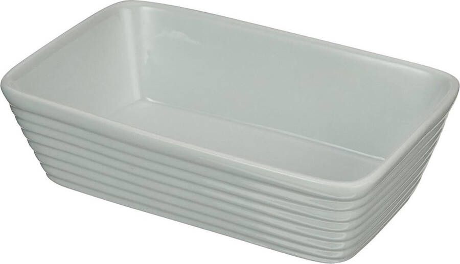Rechthoekige ovenschaal 20 cm van hard porselein Wit Magnetronbestendig Ovenbestendig Vaatwasmachinebestendig Hittebestendig tot 280° Klein formaat