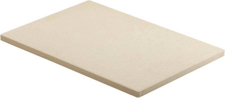 Rechthoekige pizzasteen van hoogwaardige cordieriet Geschikt voor pizza tarte flambée brood 42 x 30 cm pizza stone