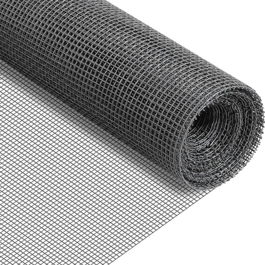 REDTRON Glasvezel Raamhorren 1 2 x 2 5 m Snijdbaar Insectenhor voor Geschikt voor Meerdere Deuren en Ramen Venster Vliegenhor Vervanging voor Anti-muggen en Anti-Katten Grijs