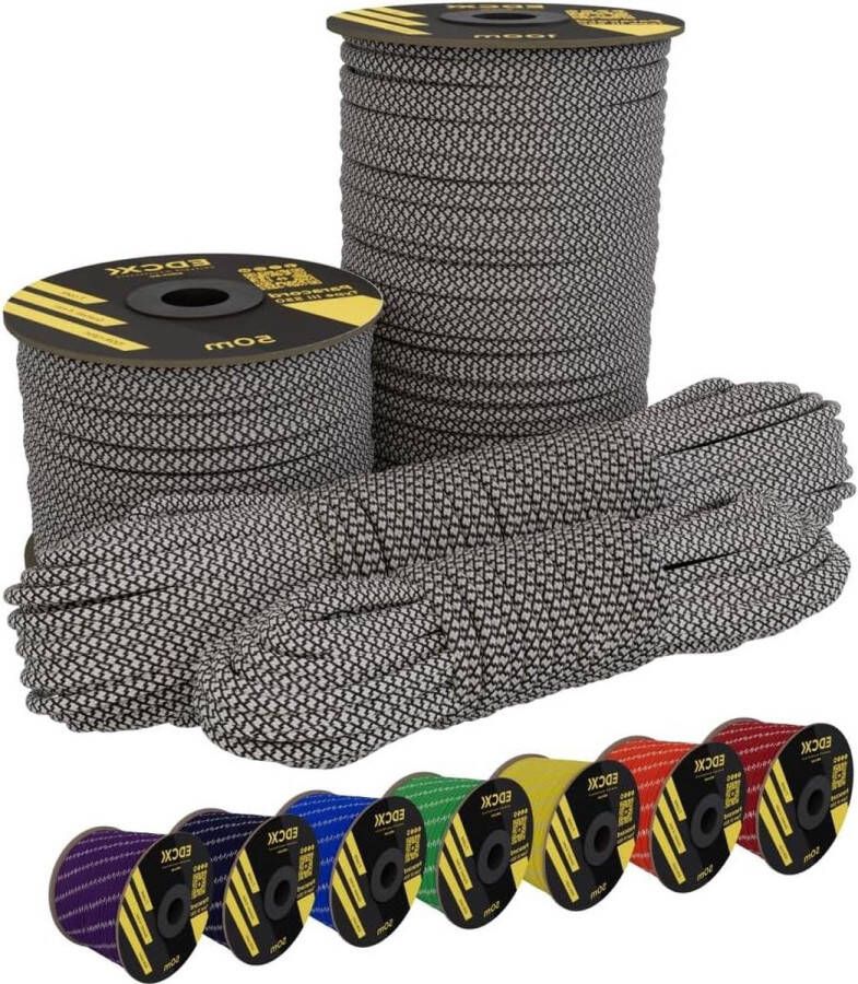 Reflecterend Paracord 550 4 mm dikte 15 meter voor overleving en outdooractiviteiten
