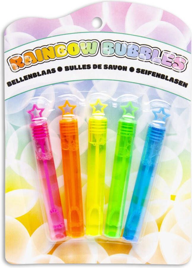 Regenboog Bellenblaas 5 STUKS Bellenblaas Speelgoed Bellenblaas Uitdeelcadeaus Voor Kinderen