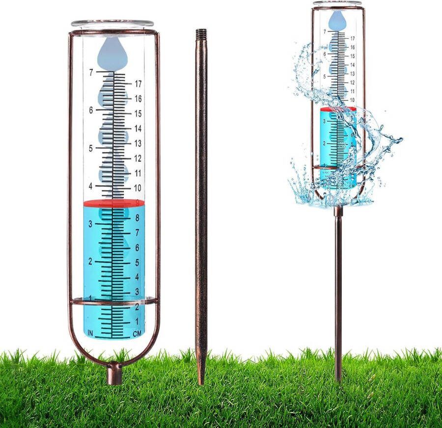 Regenmeter met Houder Weerstation Neerslagmeter Perfect voor de Tuin