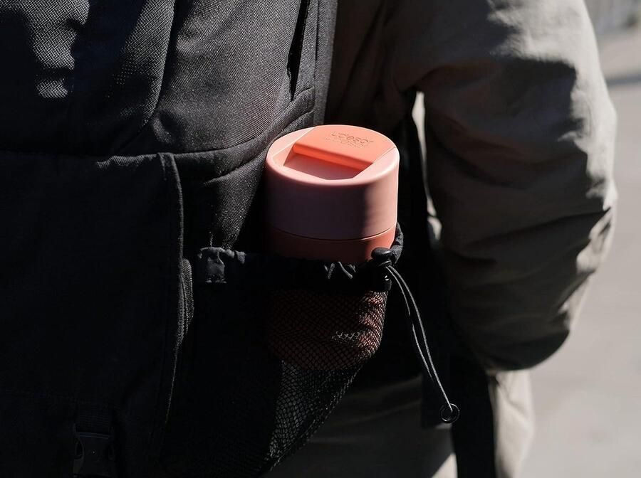 Reisbeker 340ml Koraal Kleurige Sipp