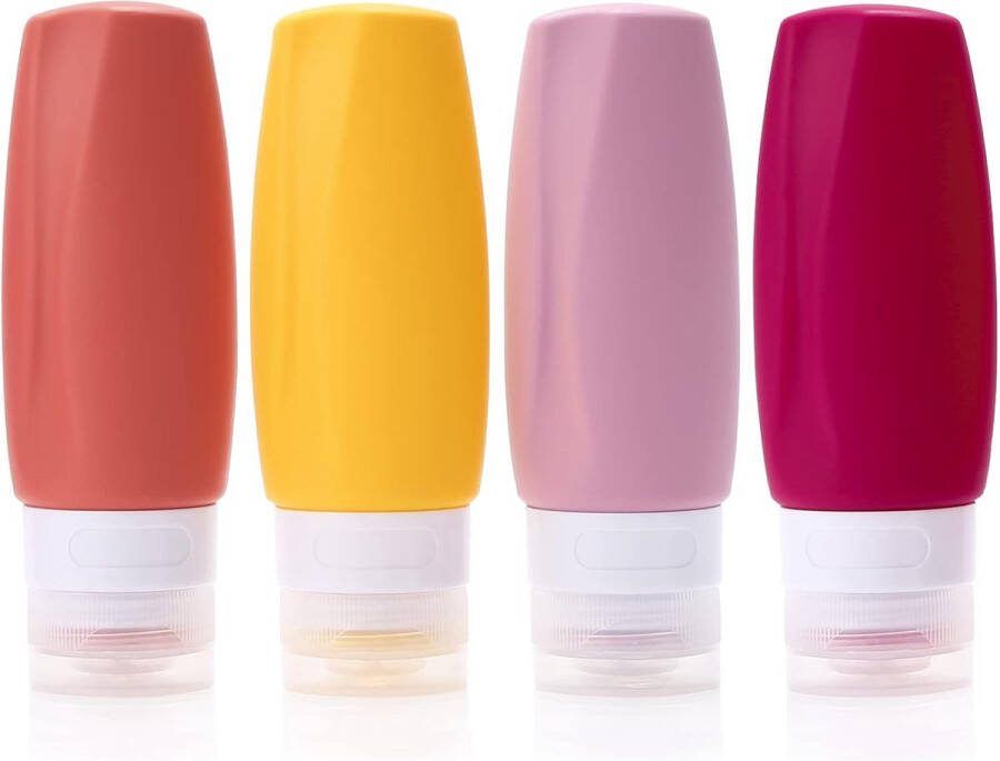 Reisflesjes Reisflacons Navulbaar Vliegtuig Handbagage 90ml