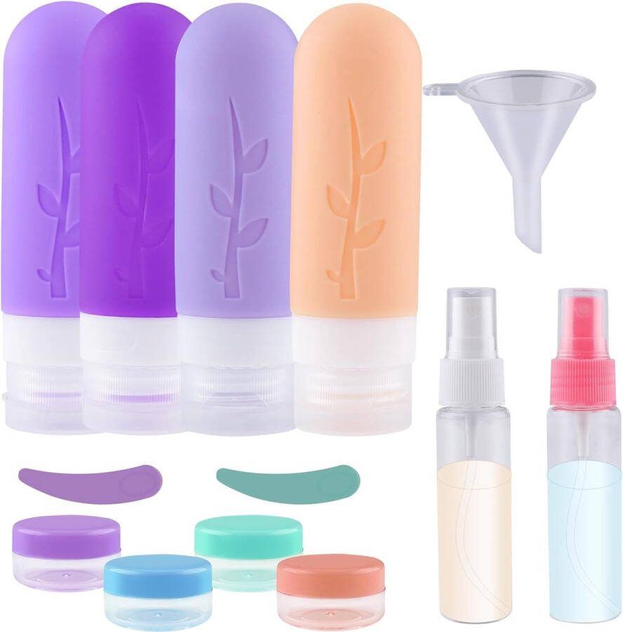 Reisflesjes Reisflacons Navulbaar Vliegtuig Handbagage 90ml