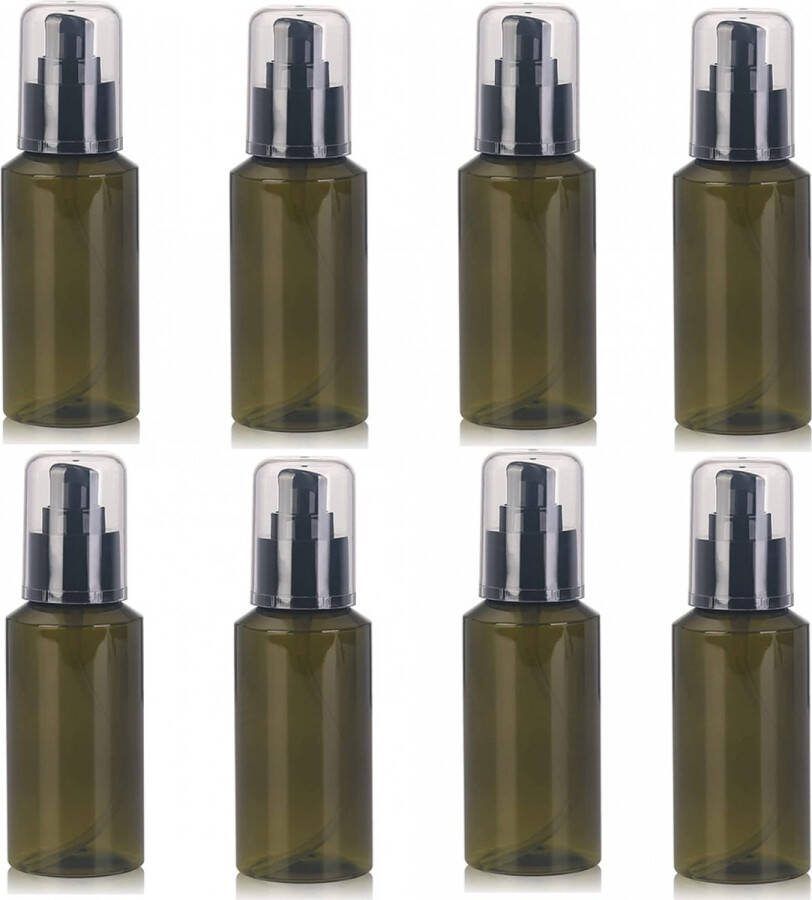Reisflesjes Sprayflesje Spray Bottle 8 stuks 100ml Reisaccessoires Cosmetica Potjes Navulbare Reisflesjes Set Cosmetische Fles Lege Spuitflesjes Herbruikbare Draagbaar Spuitflessen met fijne nevel