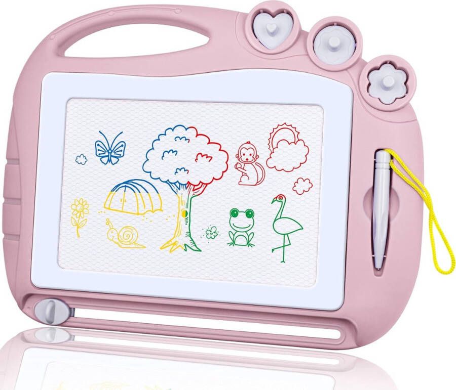 Reisformaat Magnetisch Tekenbord Educatief Speelgoed voor Peuters Uitwisbare Doodle Etch & Schetsen Schrijfblok voor Kinderen Vaardigheidsontwikkeling Speelgoed voor 2-4 Jaar