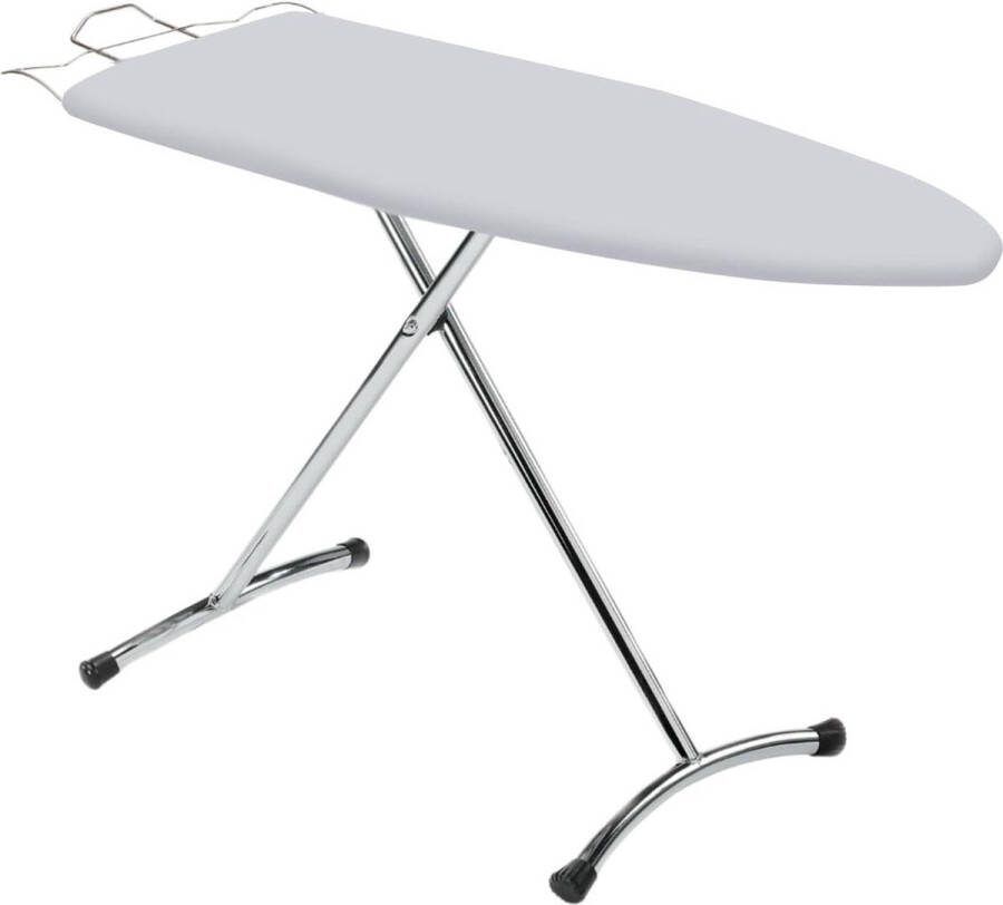 Relax Strijkplank Ruimtebesparend en Robuust 123 x 39 cm Kreukvrije Bekleding