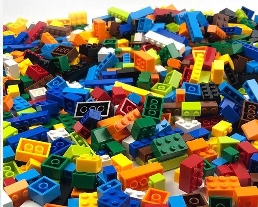 Replica Lego bouwstenen Contructie Speelgoed Inclusief Bouwplaat en elementensplitser 1000 Stuks