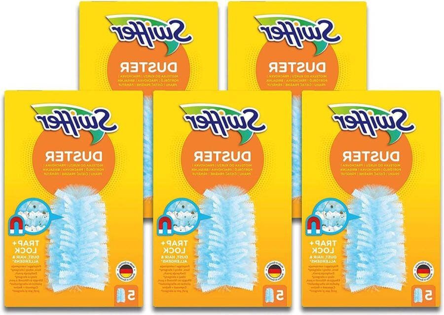 Reserveinzetstukken stofplumeau 25 stuks (5 x 5) effectief stof verwijderen Plumeau
