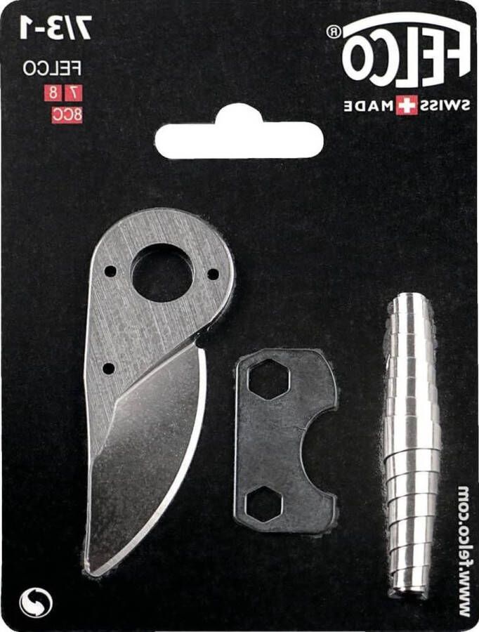 Reserveonderdeelset mes-gereedschap-veer zilver snoeischaar accessoires 7-8 35 x 15 x 5 cm