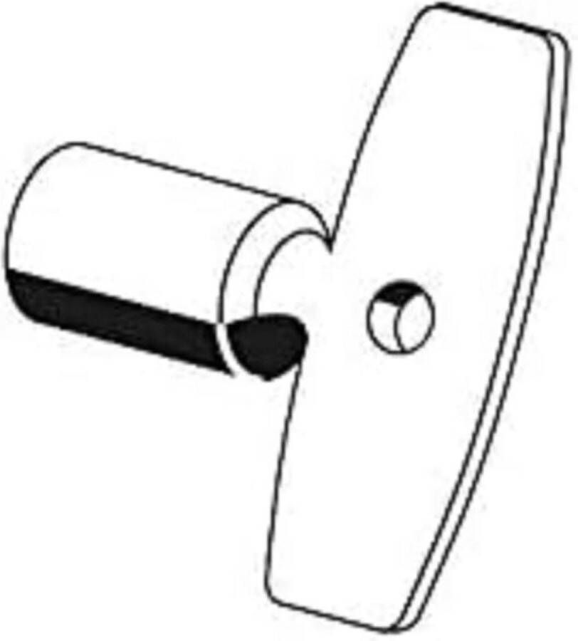Reservesleutel voor vorstbestendige buitenwandarmaturen Polar II chroom- 782300399 buitenkraan sleutel
