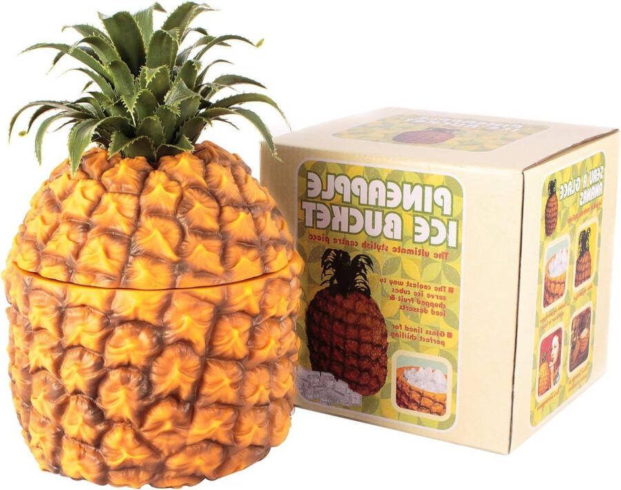 Retro Ananas Ijsemmer Vintage Plastic Ananas Vormige Centrepiece met Opties Ljsemmer