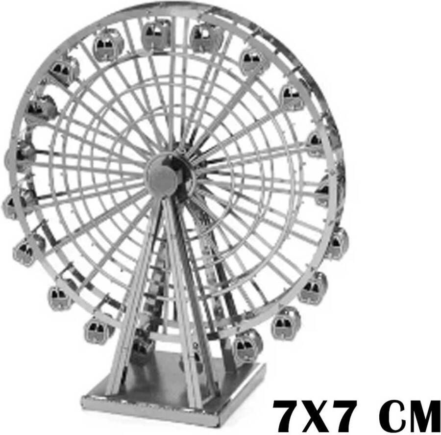 Reuzenrad 3D Metalen Miniatuur Bouwpakket Schaalmodel Puzzel Kermis