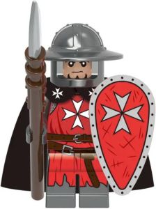 Ridder soldaten middeleeuwen figuren geschikt voor lego sets 7 stuks totaal !!Limited Edition!!