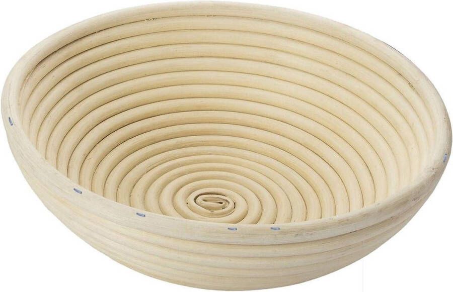Rijsmandje brooddeeg rond diameter 245 cm rotan lichtbeige