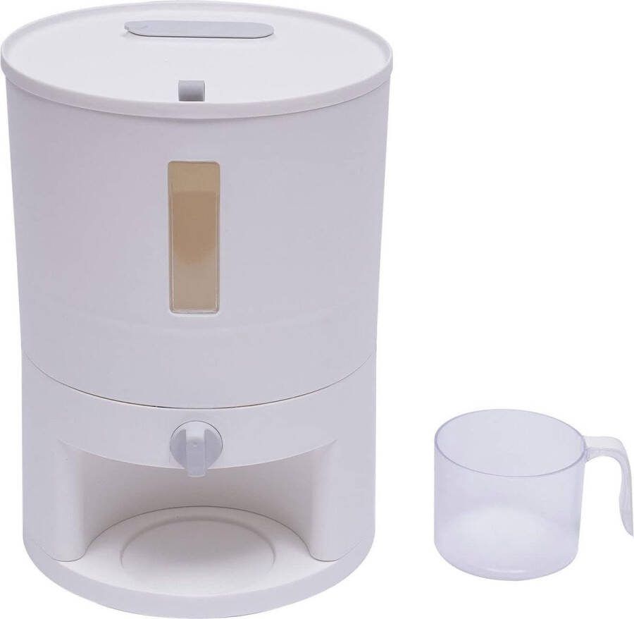 Rijst Dispenser 20 Liter volume Inclusief maatbeker Voedsel opbergdoos Voorraadbussen Food Dispenser cornflakes