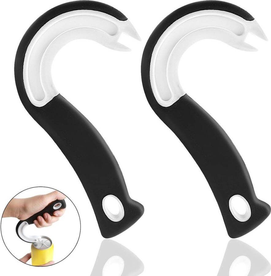 Ring Pull Blikopener 2 stuks Voor Ouderen en Kinderen Artritis Handen Hulp Tin Opener Soda Opener Blikopener