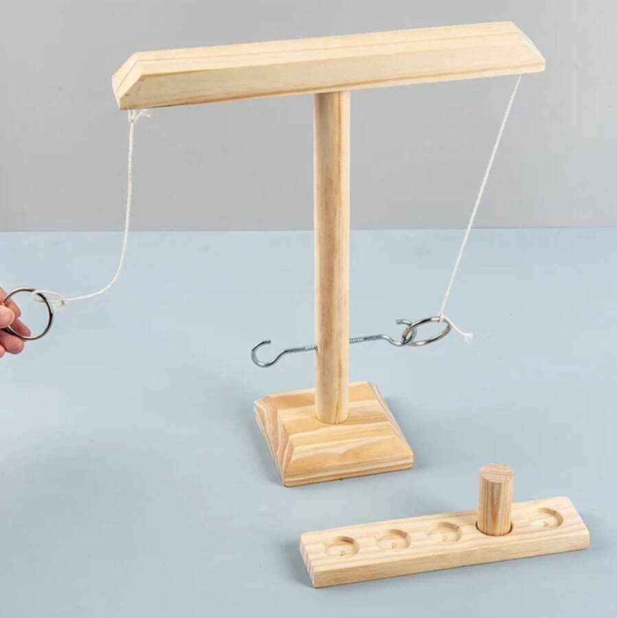 Ring toss game Ring toss Ringwerpspel Drankspel Gezelschapsspel Teak hout