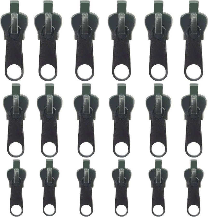 Ritssluiting reparatie set schuifregelaars vervanging slider zwart tang reserveset rits reparatieset Ritssluiting reparatie set