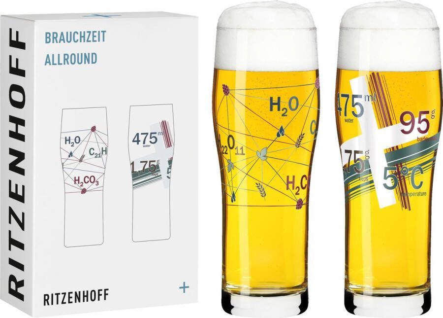 Ritzenhoff Brauchzeit bierglas 03 04 2 stuks