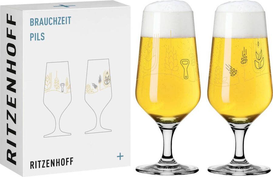 Ritzenhoff Brauchzeit bierglas 11 12 2 stuks