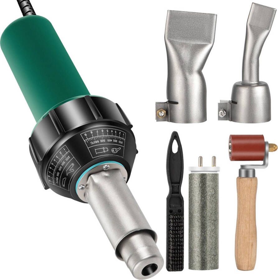 RM Store Laspistool Dakbedekking Lasser Warmtepistool Hetelucht Plastic Lasser 6 Stuks 1600 W