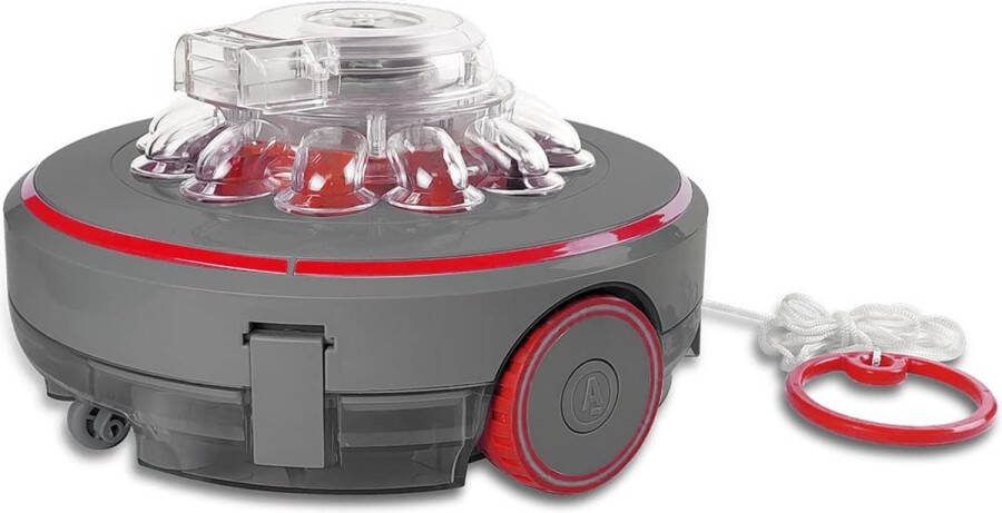Robotstofzuiger Li-ion-accu 200 m² rond en draadloos met ruimtestickerset