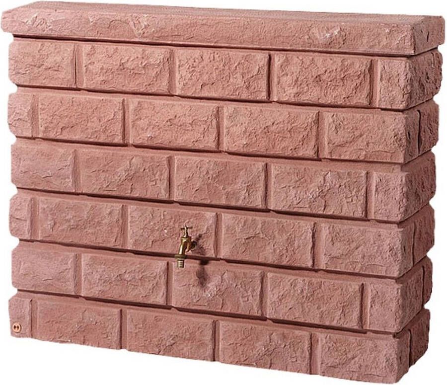 Garantia Rocky regenton 400 liter steenrood